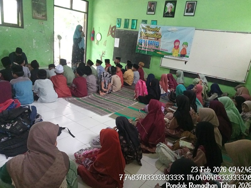Pelaksanaan Kegiatan Pondok Ramadhan (Cinta Puasa : Materi Fikih Puasa Dasar)